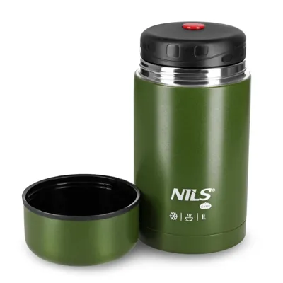 Termoska Na Jídlo 1000ml Zelená - NILS Camp