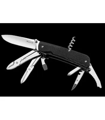 Trekker LD41-B, Operación con una Sola Mano y Cuchilla Bloqueable - Ruike