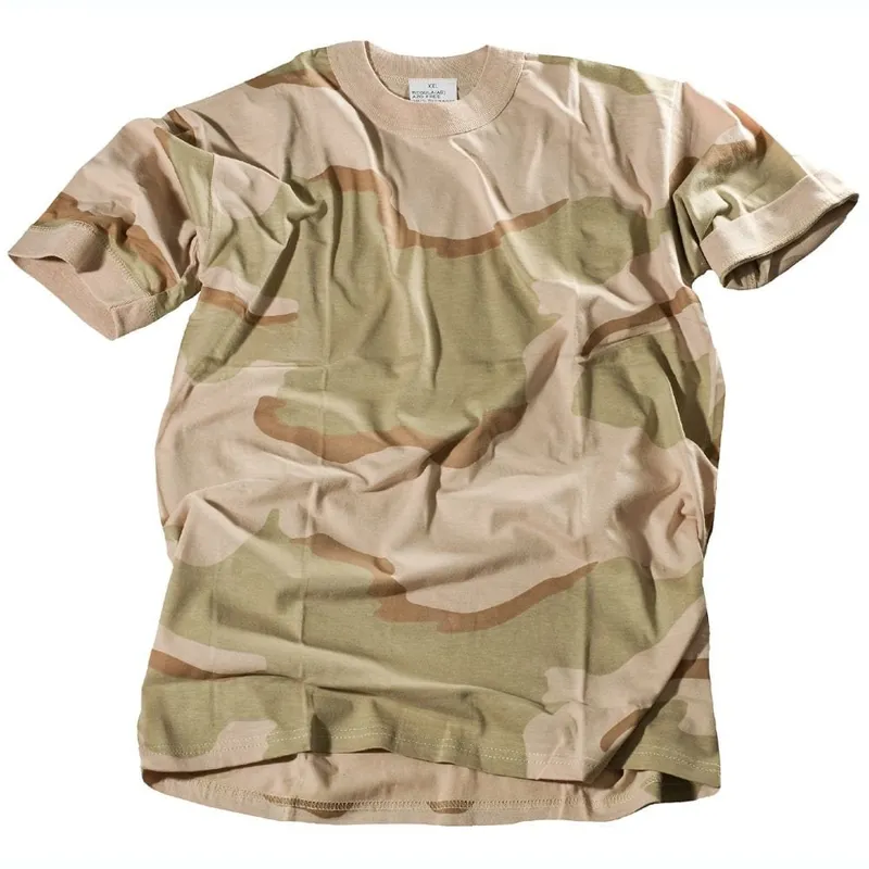 Mil-Tec Triko Dětské 3-COL · Tan / FDE
