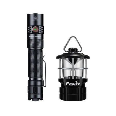 Latarka Taktyczna LED PD35R ACE + Minilampka CL01 - 2000 lm - Czarna - PD35R ACE+CL01 - Fenix