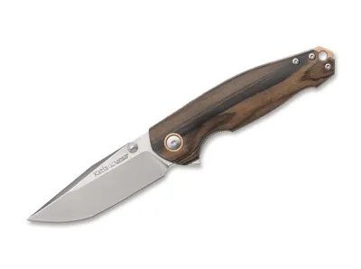 Katla Wood Zircote Taschenmesser Braun - Hier Kaufen! - Viper