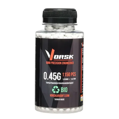 Bio Triple Polished QC BBs 0,45g 1.150ER Flasche Weiss - Vorsk