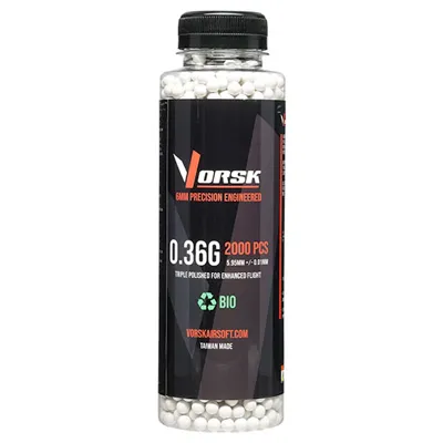 Bio Triple Polished QC BBs 0,36g 2.000ER Flasche Weiss - Vorsk