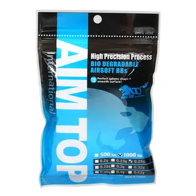 AIM Top High Precision BIO 0.25g 1.000ER Beutel Hellgrau - AimTop
