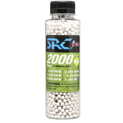 SRC High Precision Perfect Bio BBs 0,32g 2.000ER Flasche Weiss - SRC (Taiwan)