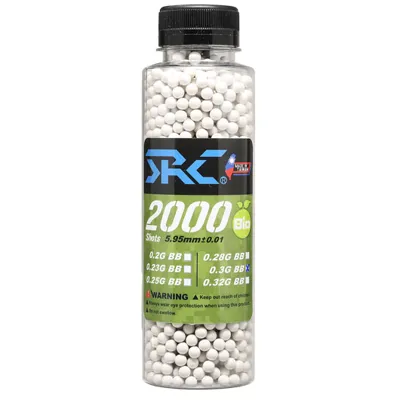 SRC High Precision Perfect Bio BBs 0,30g 2.000ER Flasche Weiss - SRC (Taiwan)