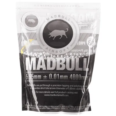 Premium Match Grade BIO BBs 0,20g 4.000ER Beutel Weiss - Madbull