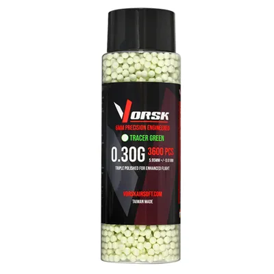 Tracer Triple Polished QC BBs 0,30g 3.600ER Flasche Grün - Vorsk