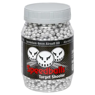 Target Shooter Aluminium BBs 0.30g 2.000ER Container Silber - Speedballs