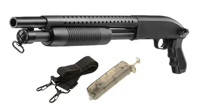 D.e. M500 Combat Shotgun Shorty Version Springer BB - DE Airsoft