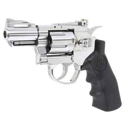 Titan 2,5 Zoll Revolver Vollmetall CO2 BB Chrome-Finish - KLI