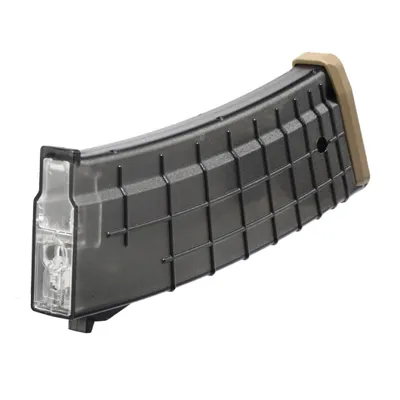 AK74 OCW Polycarbonate-Magazin High-Cap 550 Schuss Rauch-Transparent - Echo1