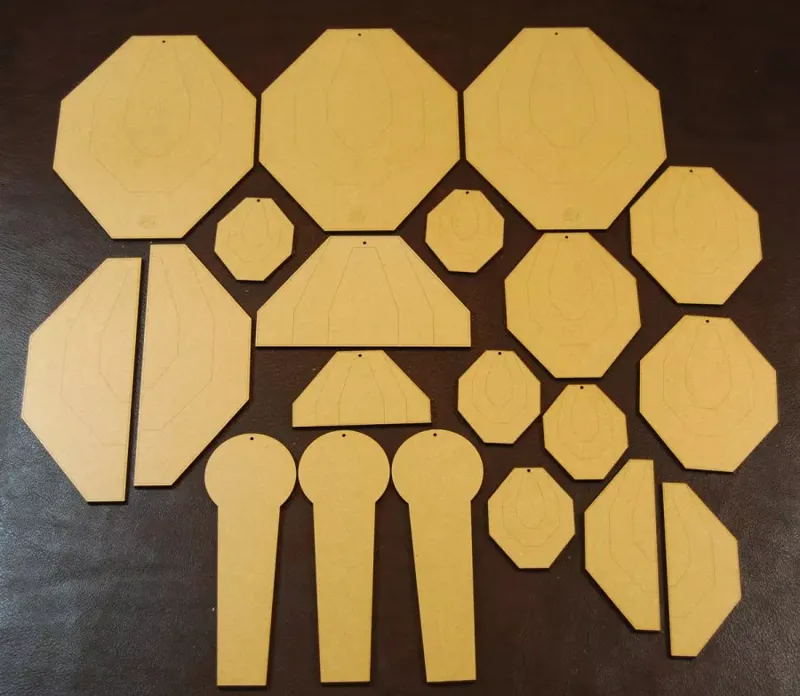 Double Alpha Academy Dry-Fire Target Set (Classic-IPSC)