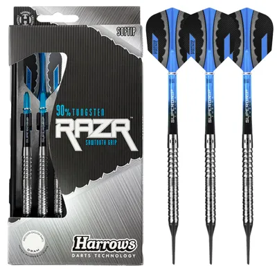 Razr Parallel 90% Tungsten Softip Darts - Harrows