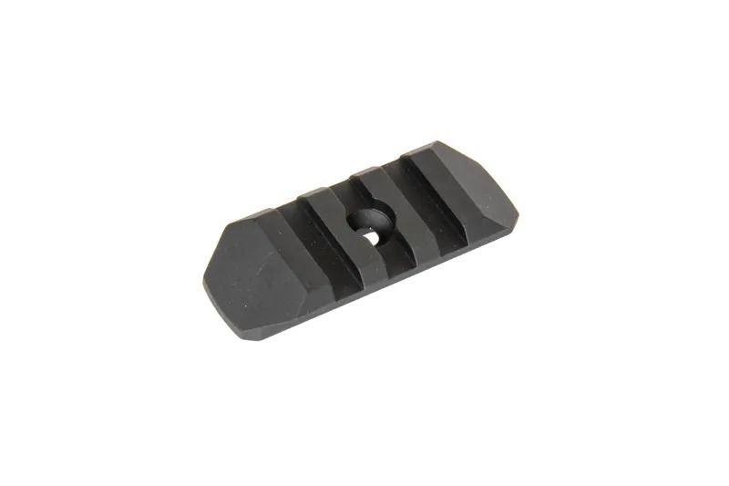 JJ Airsoft RIS de 3 Ranuras para Riel KeyMod · Negro