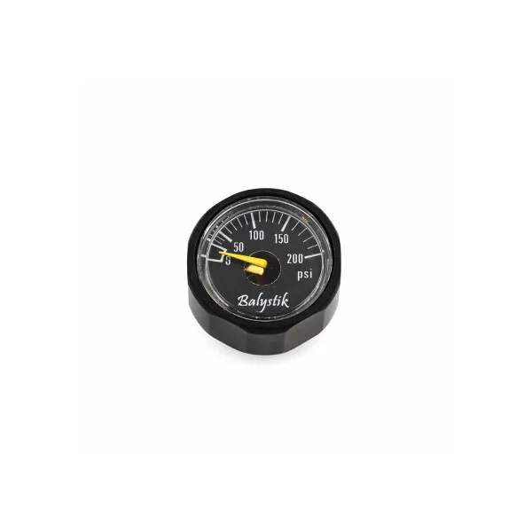 Balystik Μικρό Μανόμετρο 200 PSI Για Ρυθμιστή HPA HPR200 · Negro