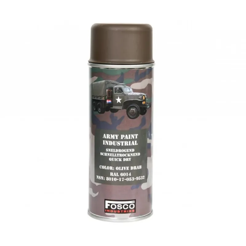 Fosco Industries Spray Paint Drab 400ml · Verde / OD
