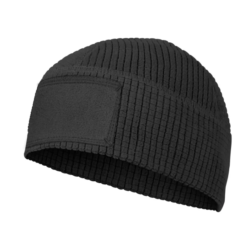 Range Beanie Cap Grid Fleece · Negro