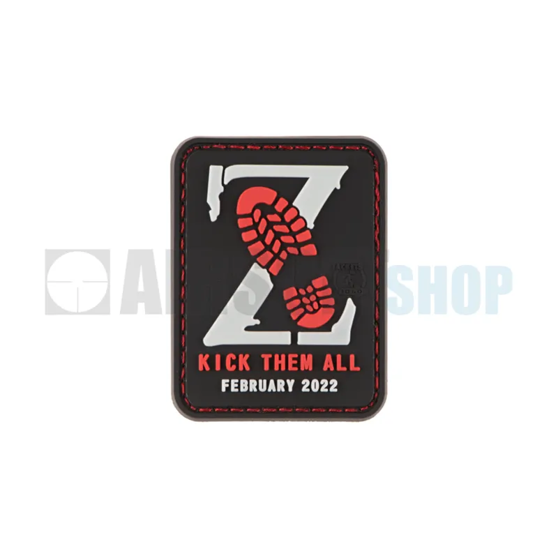 JTG Kick Them All Z Patch · Rojo