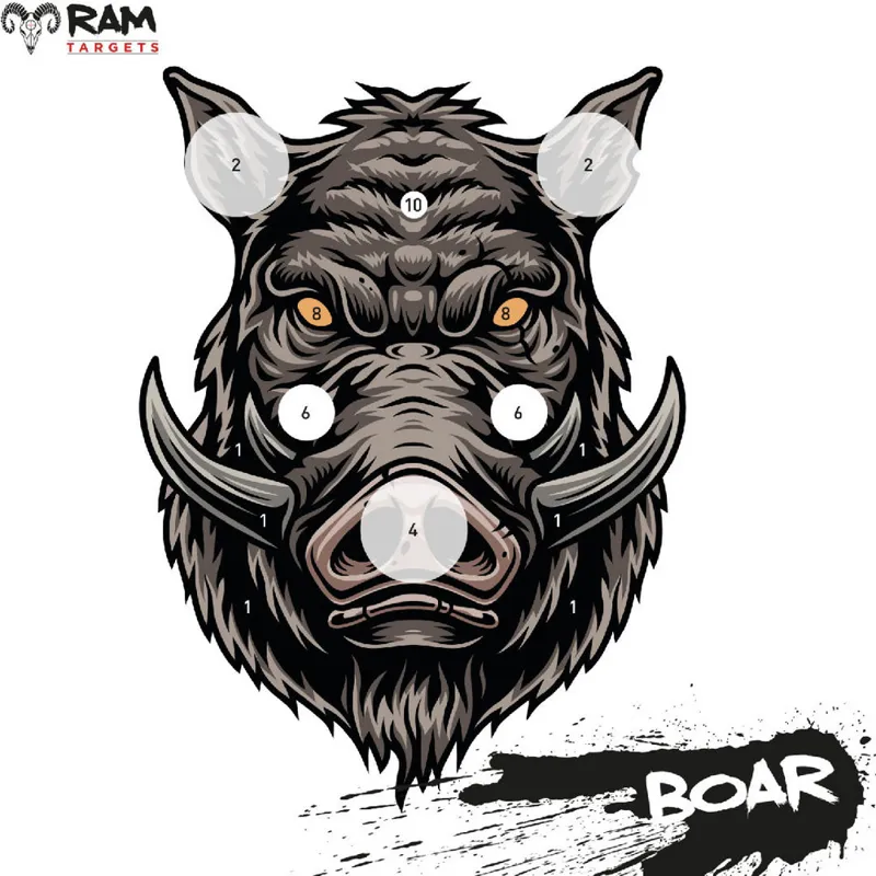 Ram Tactical Schietkaarten 14x14cm (Boar)