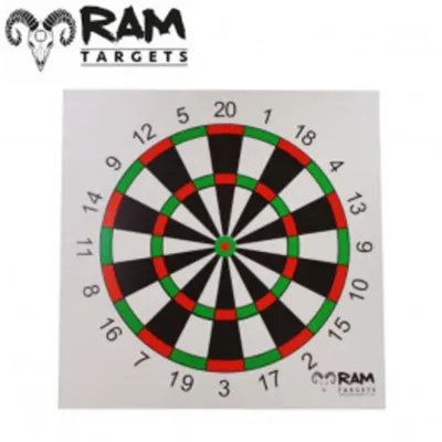 Schietkaarten 14x14cm (Darts) - Ram Tactical