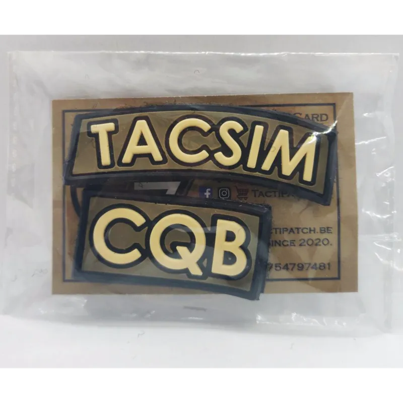 TactiPatch Tacsim CQB Rubber Patch Set · Coyote