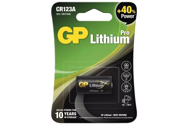 Pile CR123 Lithium Pro GP Batteries