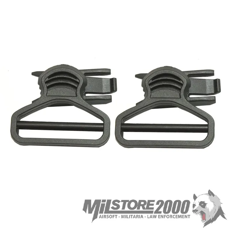 FMA Airsoft Goggle Swivel Clips 38mm · Negro