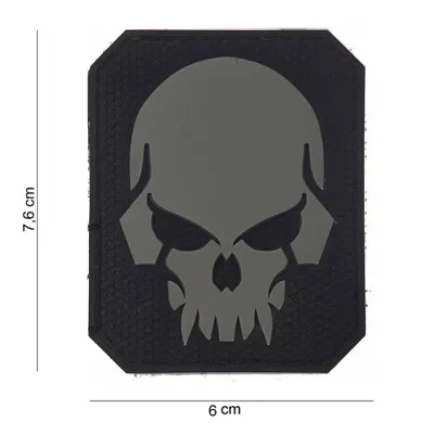 Evil Skull Rubber Patch - 101Inc
