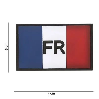 French Vlag FR Rubber Patch - 101Inc