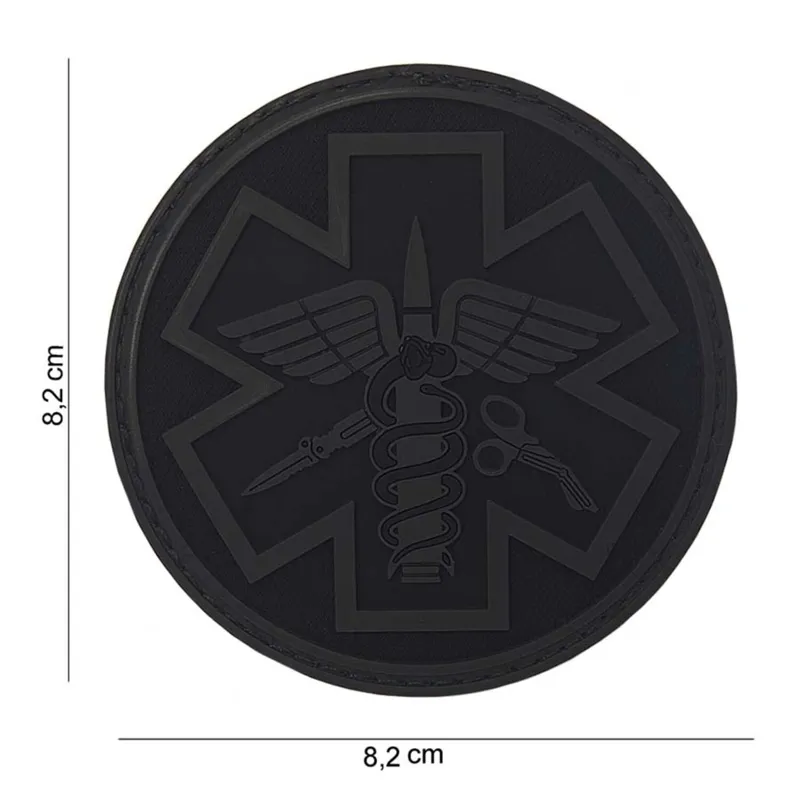 101Inc Para Medic Rubber Patch · Negro