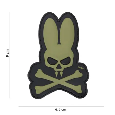 PVC Patch Skull Bunny - 101Inc