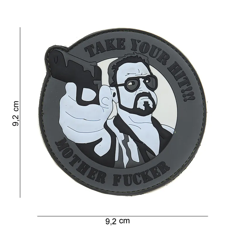 101Inc Take Your Hit Patch · Gris