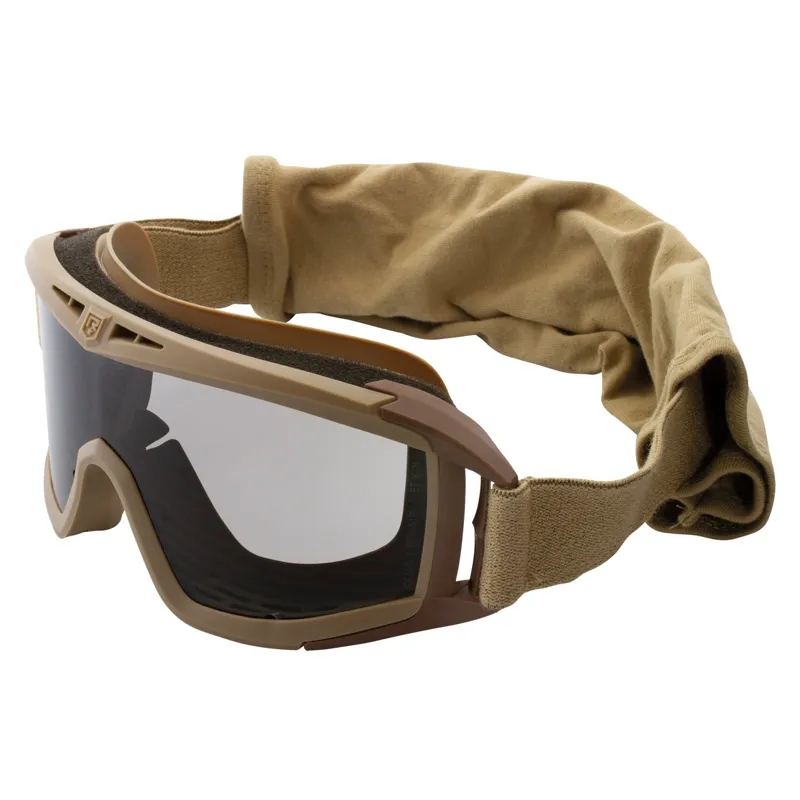 Revision Locust Safety Goggle Basic Kit Clear · Desert tan