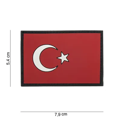 3D PVC Turkije Vlag - 101 Inc