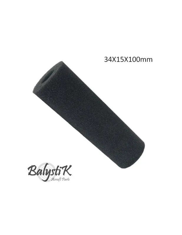 Balystik Silencer Foam 34x15x100mm