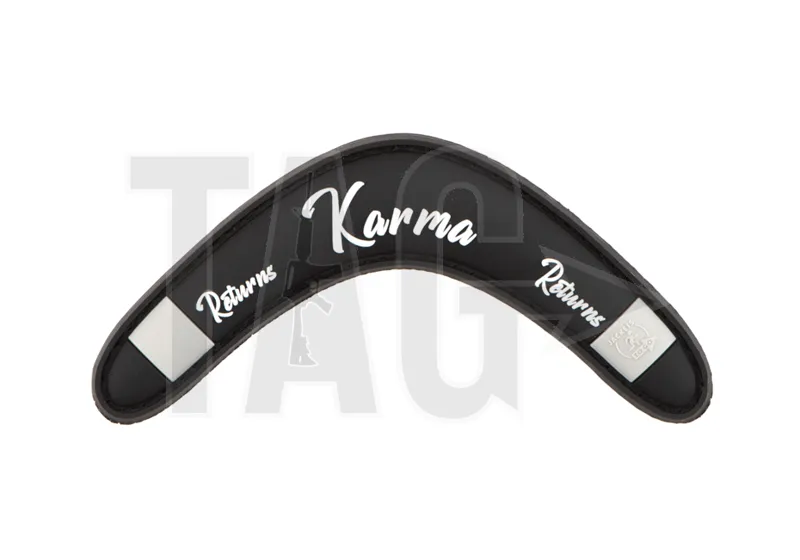JTG Karma Returns Rubber Patch · Negro