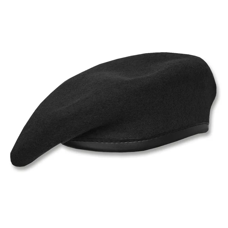 Mil-Tec Baret Vlněný BW CDO ČERNÝ