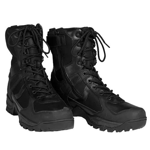 Mil-Tec Boty Patrol Se Zipem ČERNÉ