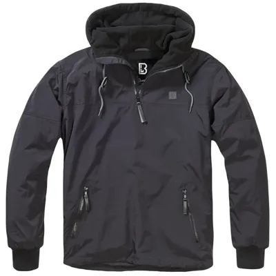 Bunda LUKE Windbreaker ČERNÁ - Barva: ČERNÁ -, Velikost - Brandit
