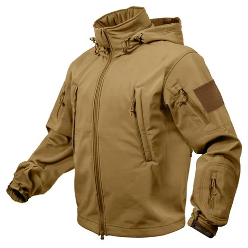 Rothco Bunda Tactical S Kapucí Softshell · Coyote