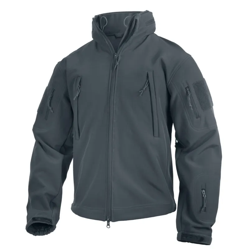 Rothco Bunda Tactical S Kapucí Softshell ŠEDÁ