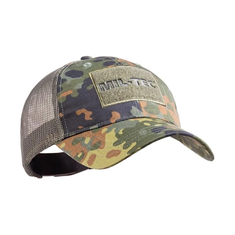 Mil-Tec Čepice Baseball Trucker Se Síťkou · Flecktarn