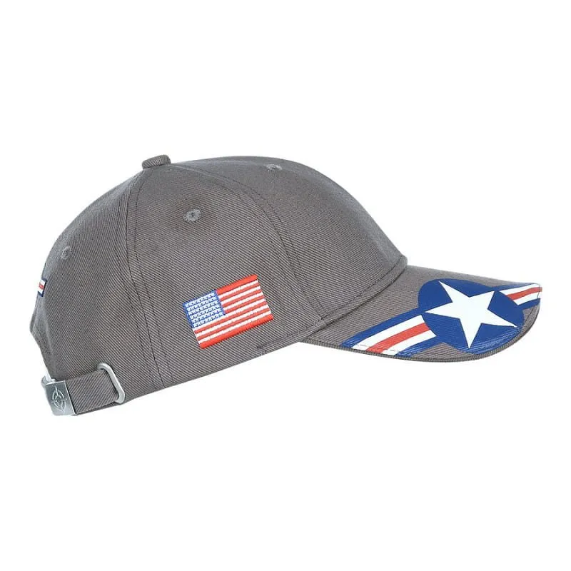 Fostex Čepice Baseball US Air FORCE ŠEDÁ
