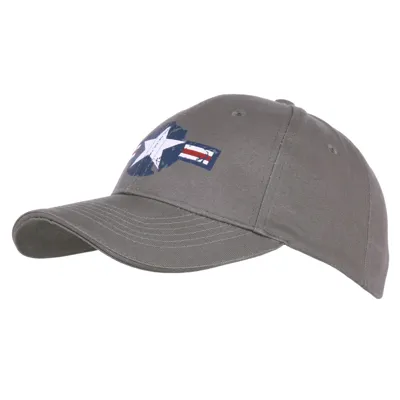 Čepice Baseball USAF WWII ŠEDÁ - Fostex