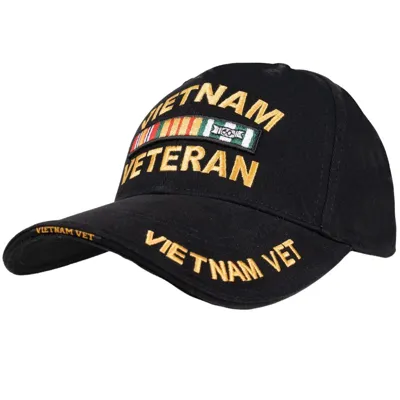 Čepice Deluxe Vietnam Veteran Baseball Černá - Rothco
