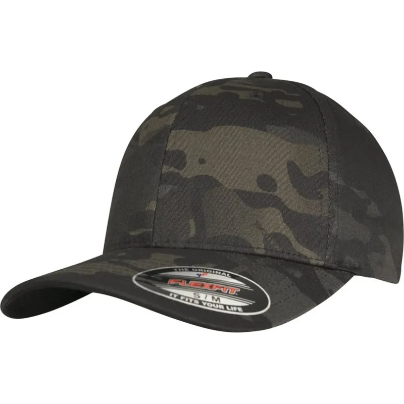 Brandit Čepice Flexfit · Multicam Black