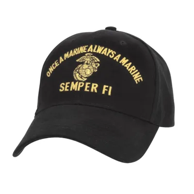 Čepice Marine Semper Fi Baseball Černá - Rothco