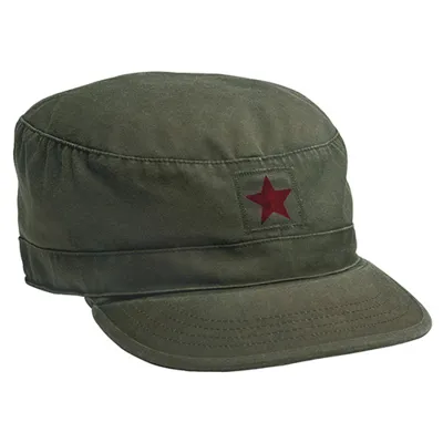 Čepice Vintage Fatigue Star Zelená - Rothco