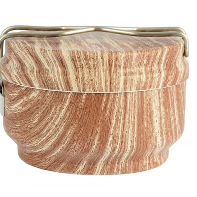 Ešus Hliníkový Třídílný Teflonový PTFE WOOD - ALB